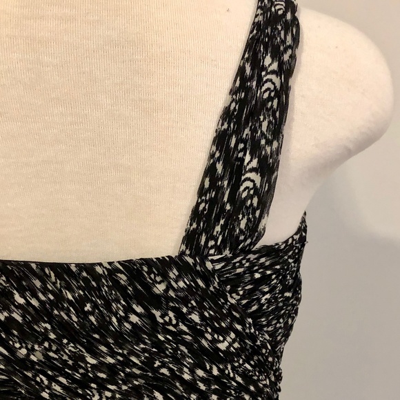 Armani Exchange Black/White Sweetheart Peplum Top - Picture 12 of 15